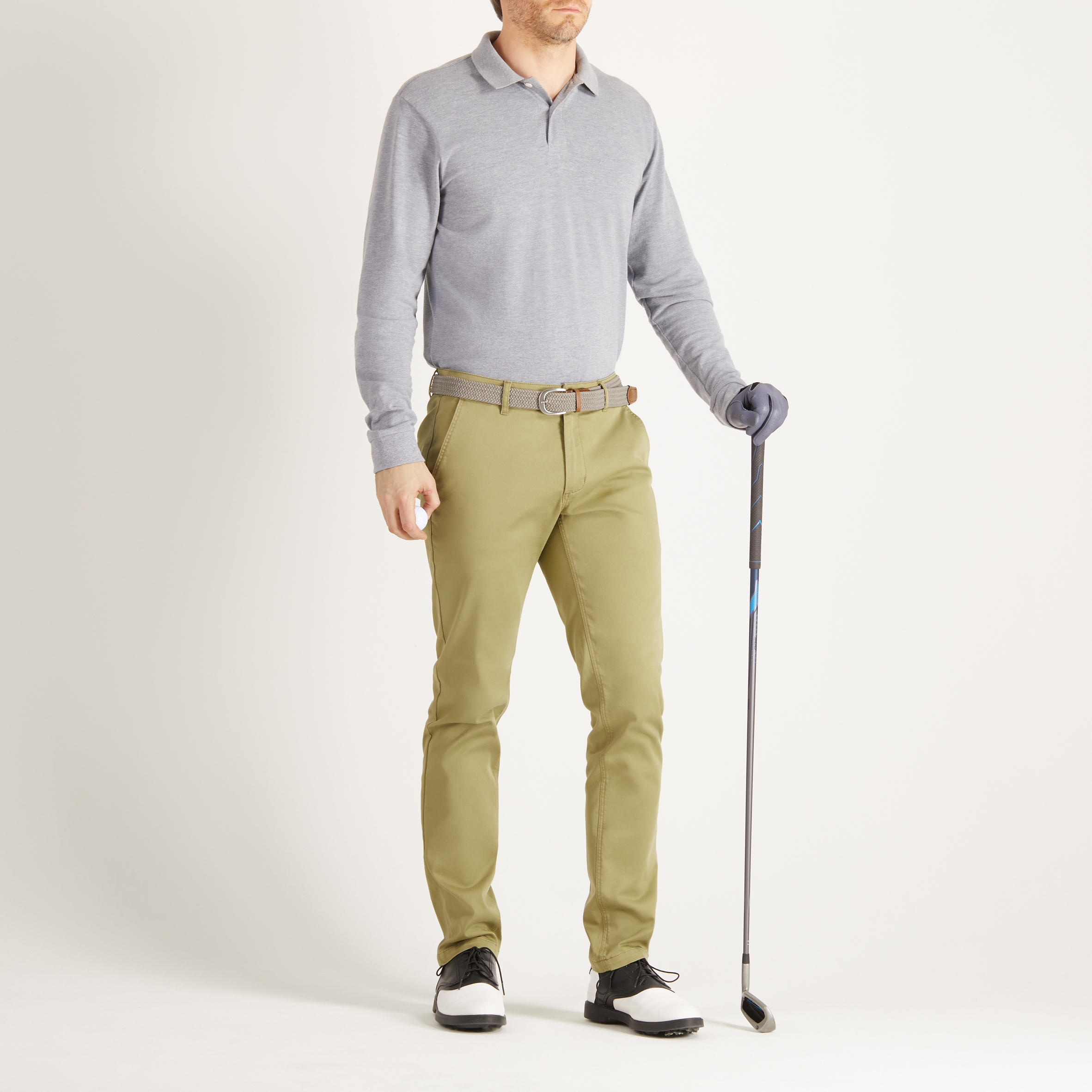 MEN'S MILD WEATHER GOLF TROUSERS KHAKI 