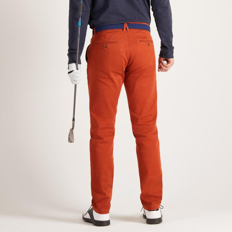 Pantaloni golf uomo ruggine