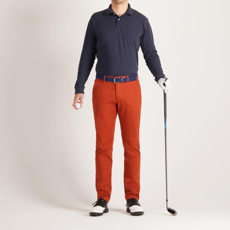 Pantaloni golf uomo ruggine