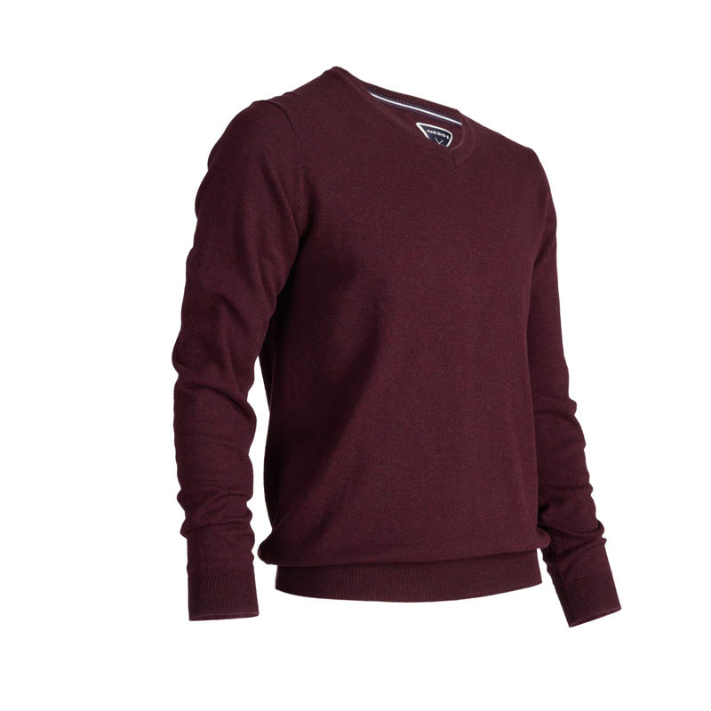 TRICOT GOLF COL V BORDEAUX TEMPS TEMPÉRÉ POUR HOMME TRICOT GOLF COL V BORDEAUX TEMPS TEMPÉRÉ POUR HOMME
