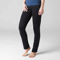 Women's Regular, Flat Stomach, Shaping Fitness Leggings 560 - Black Dots Print