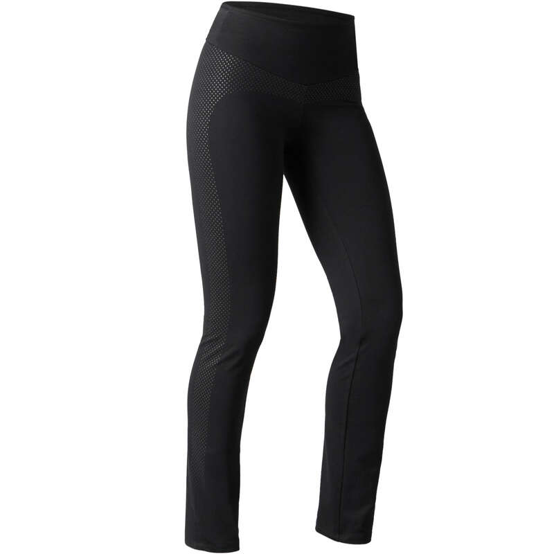 WOMAN T SHIRT LEGGING SHORT - 560 Regular-Fit Gym Leggings DOMYOS