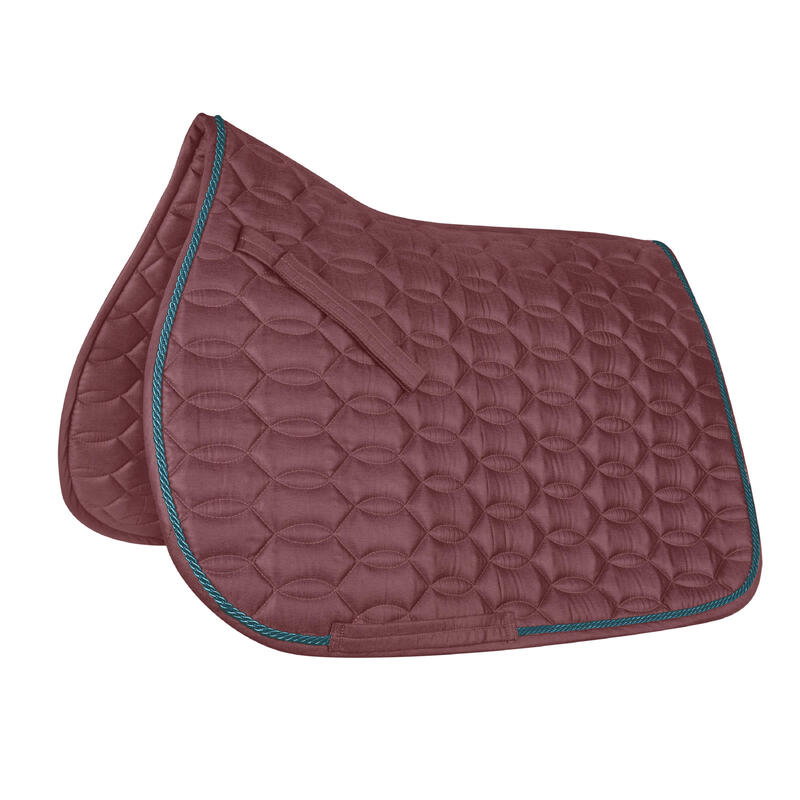 Tapis de selle équitation cheval dressage ANCONA rouge