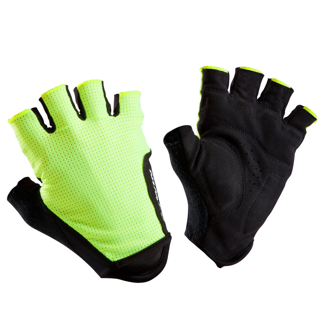 Fahrradhandschuhe Roadracing 500 gelb