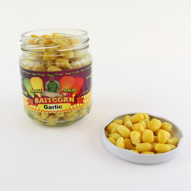 Üveges kukorica, pácolt, fokhagymás, 125 g - Baitcorn