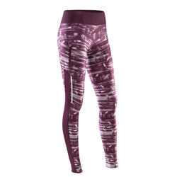COLLANT JOGGING FEMME RUN DRY+ F BORDEAUX