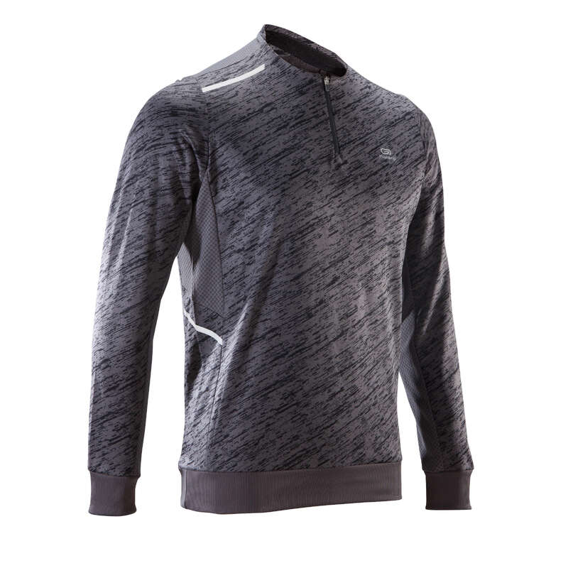 ODZIEŻ MĘSKA CHRONIĄCA PRZED ZIMNEM DO BIEGANIA REGULARNEGO Bieganie - Bluza RUN WARM+ KALENJI - Bieganie