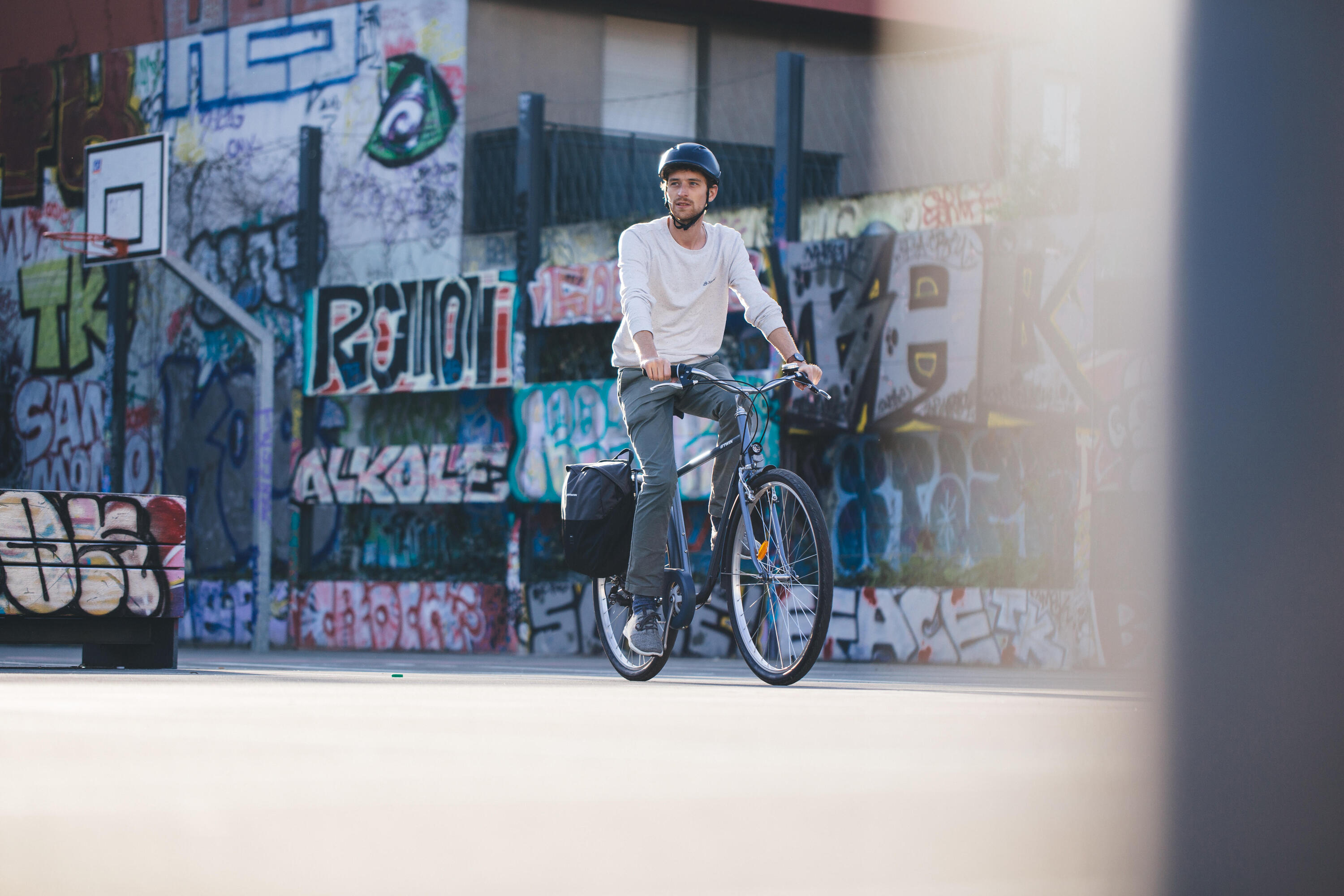 Bicicleta Urbana Elops 120 Quadre Alt Blau  20/20