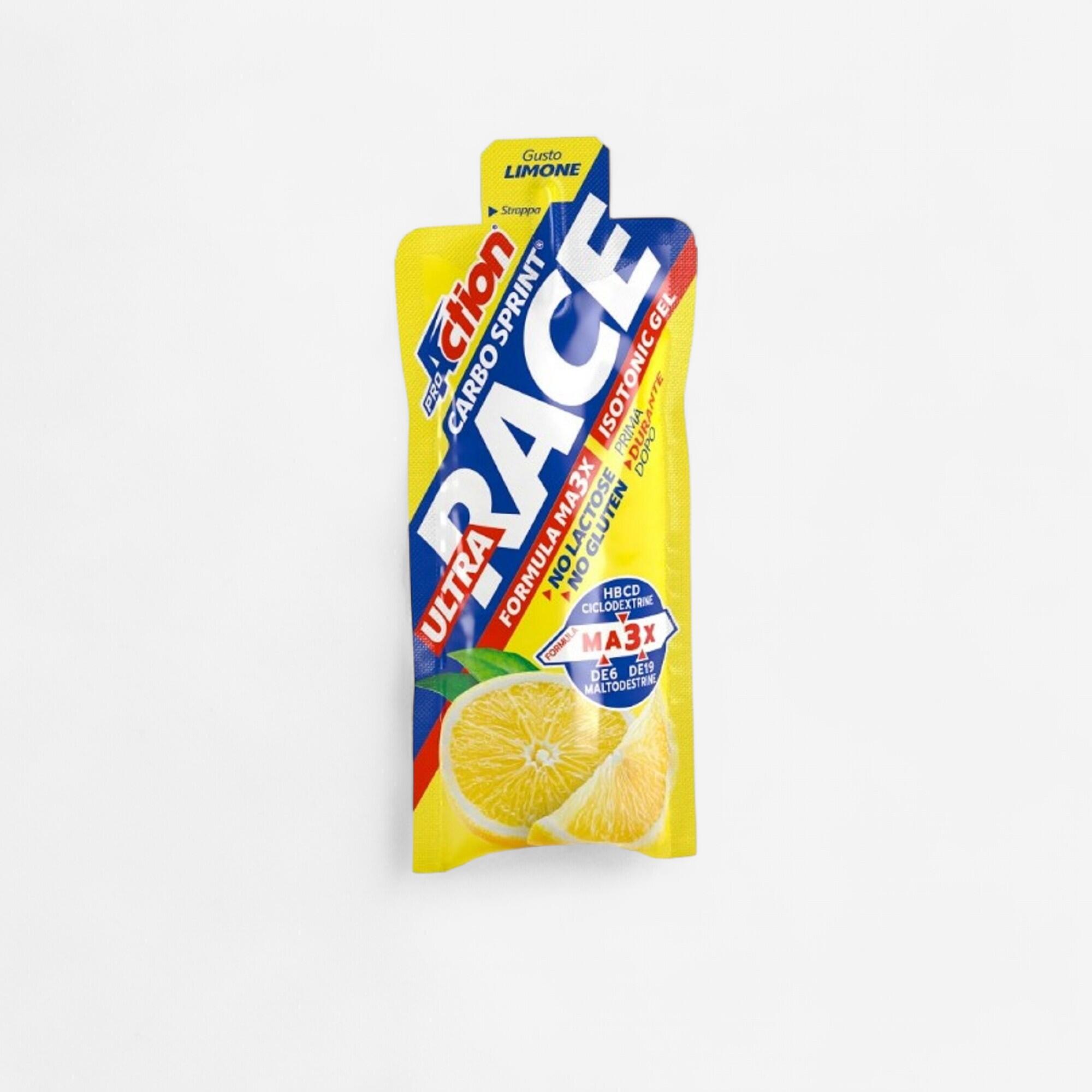 PROACTION Gel Energetico Carbo Sprint Ultra Race Proaction Limone 60ml