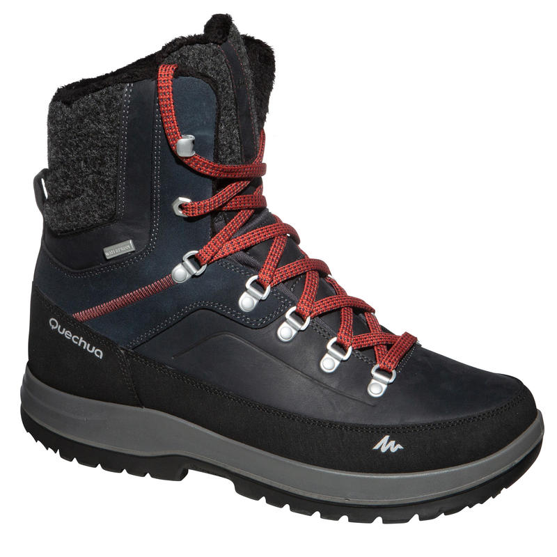 SH500 xwarm Men's high snow hiking boots. Decathlon