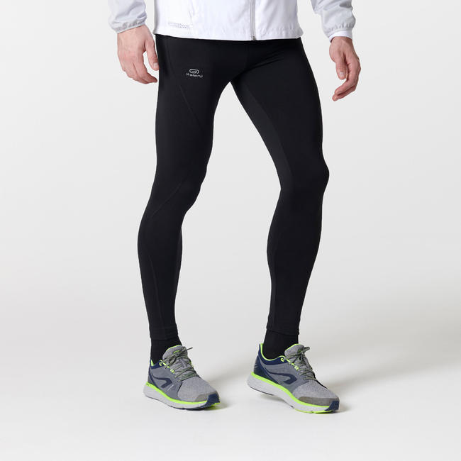RUN WARM MEN'S RUNNING TIGHTS BLACK