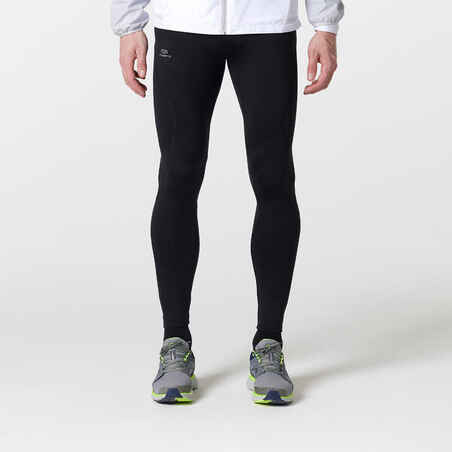 RUN WARM MEN'S RUNNING TIGHTS - BLACK