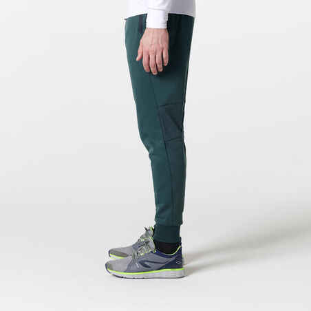 RUN WARM+ MEN'S RUNNING TROUSERS - GREEN