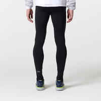 RUN WARM MEN'S RUNNING TIGHTS - BLACK