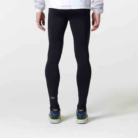 RUN WARM MEN'S RUNNING TIGHTS - BLACK