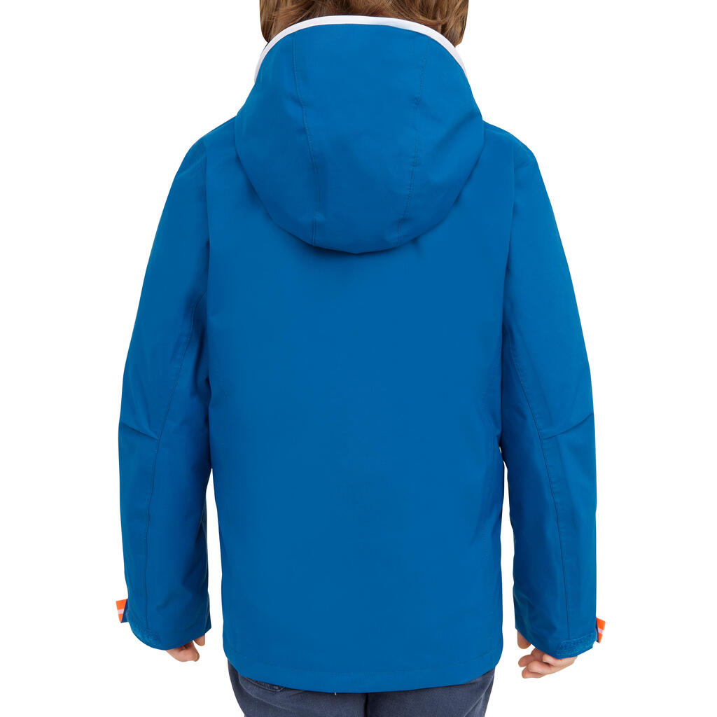 Segeljacke wasserdicht 100 Kinder blau