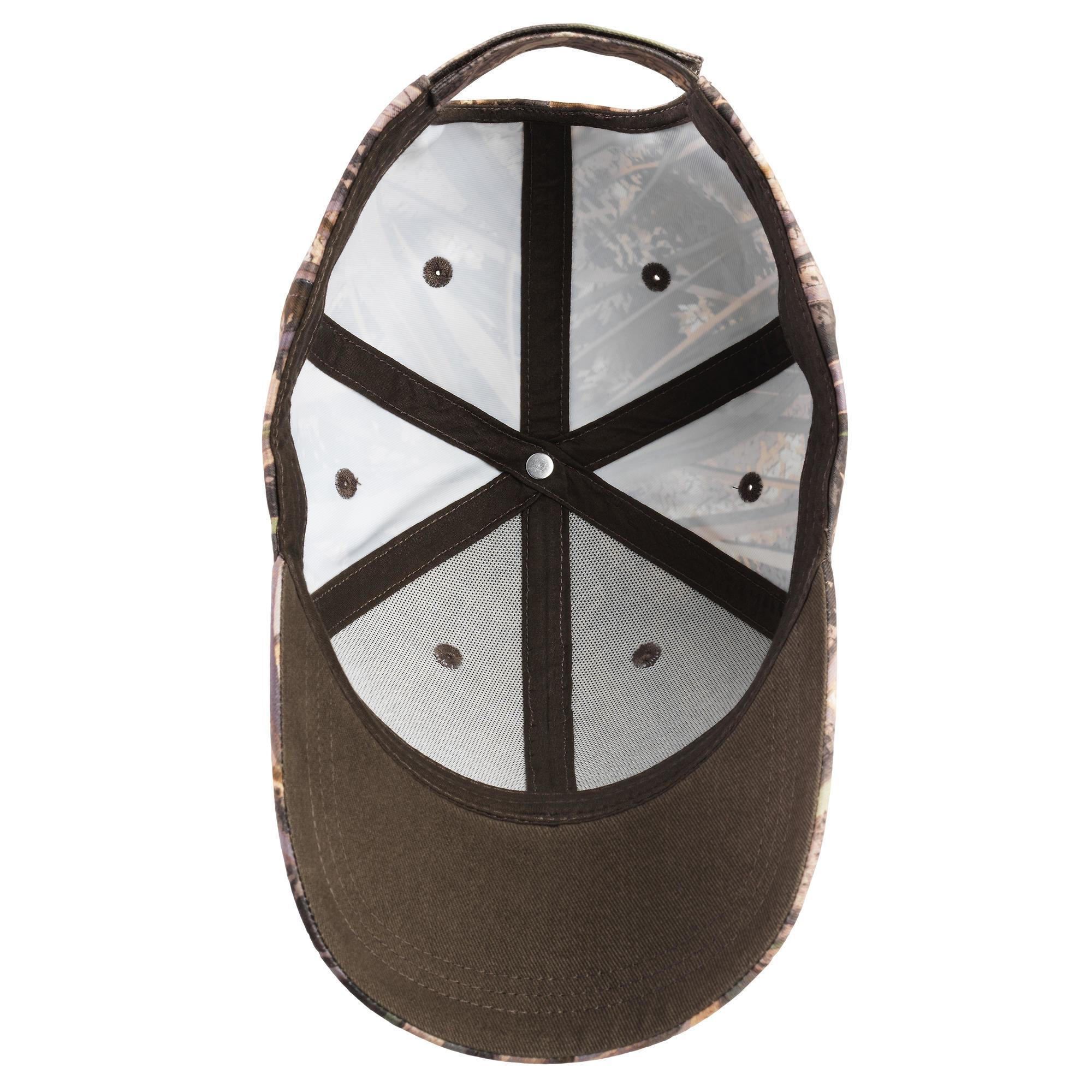 Hunting cap 100 marsh camouflage