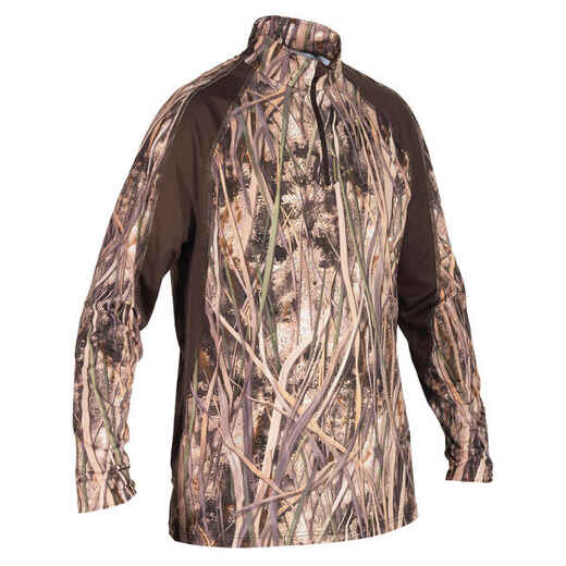 
      500 Breathable Long Sleeve T-shirt - Wetlands Camo
  