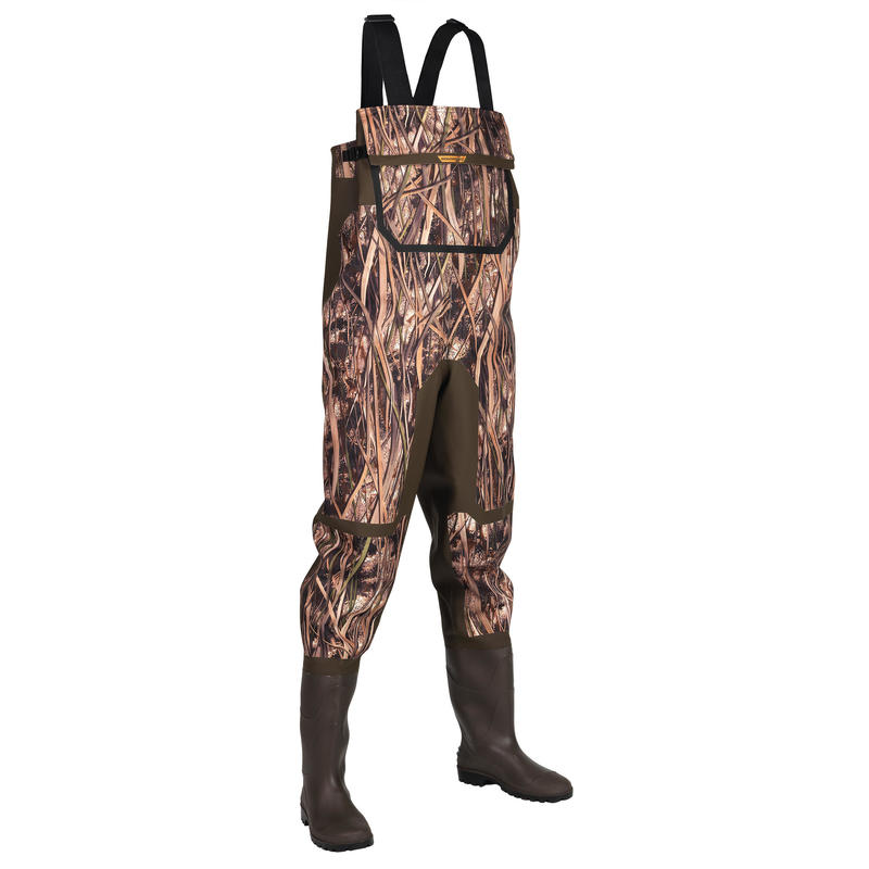 

Вейдерсы для охоты камуфляжные мужские CAMO 500 SOLOGNAC, 179131