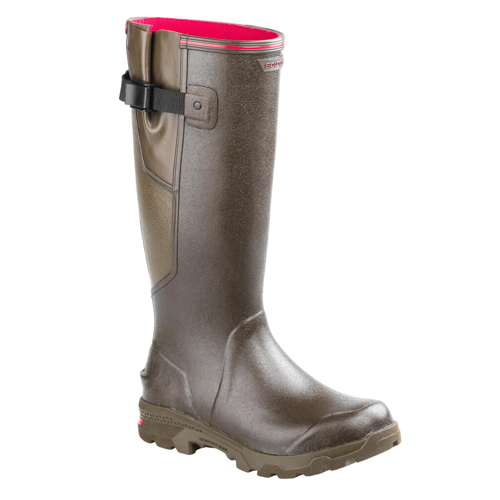 WOMEN’S BOOTS DURABLE RUBBER 520 BROWN