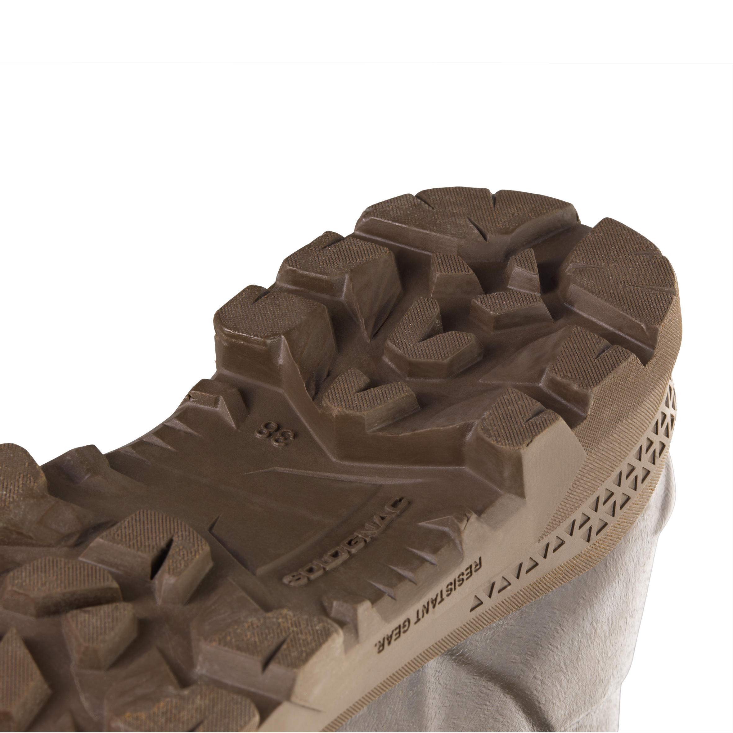 WOMEN’S BOOTS DURABLE RUBBER 520 BROWN 7/8