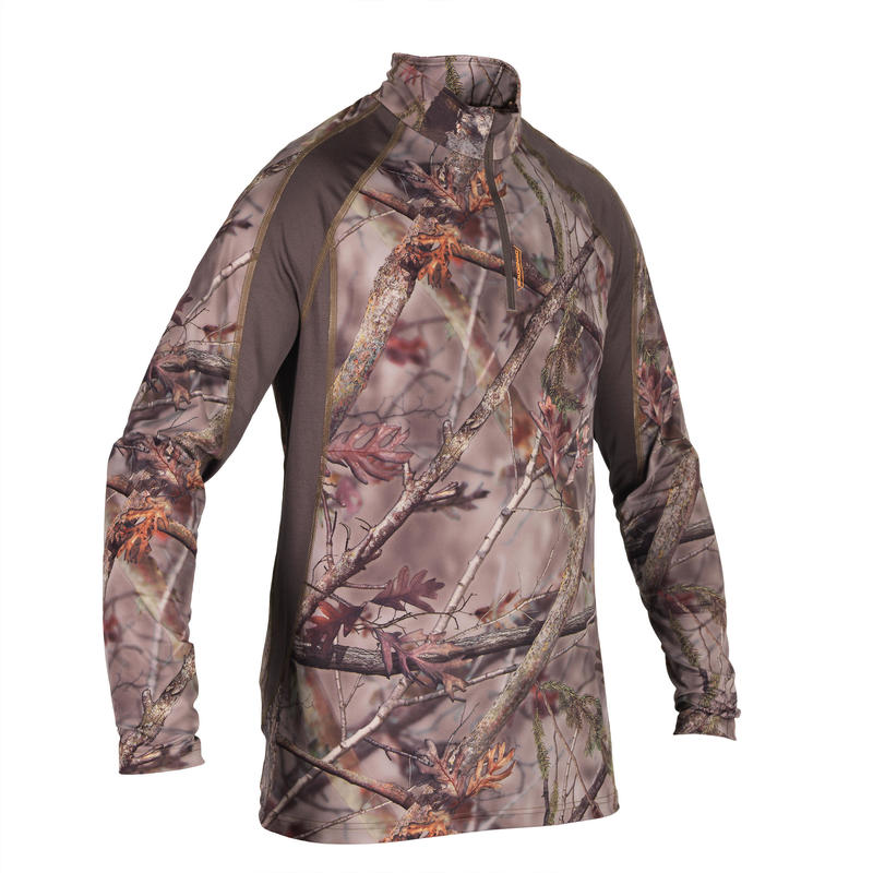 ACTIKAM 500 BREATHABLE LONG-SLEEVED SILENT HUNTING SHIRT CAMO BROWN ACTIKAM 500 BREATHABLE LONG-SLEEVED SILENT HUNTING SHIRT CAMO BROWN