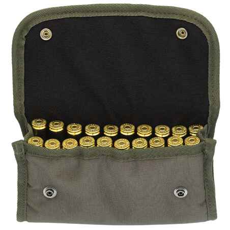 20 RIFLE BULLET HUNTING POUCH - GREEN