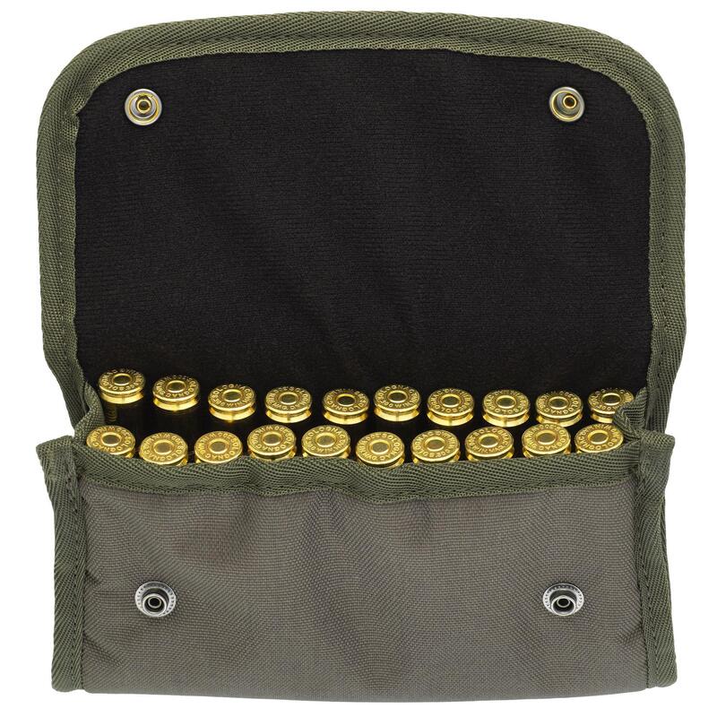 Bolsa Portabalas Rifle Caza Solognac 20 Balas Verde