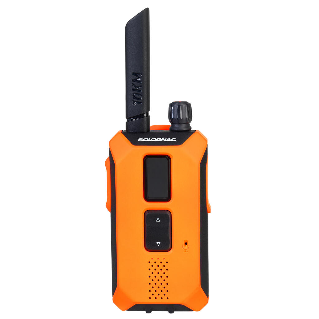 Rainproof hand-held hunting walkie-talkie BGB 500 10 km range.