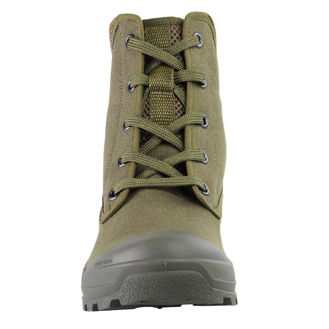 SOLOGNAC Breathable Hunting Boots 100 Green Decathlon
