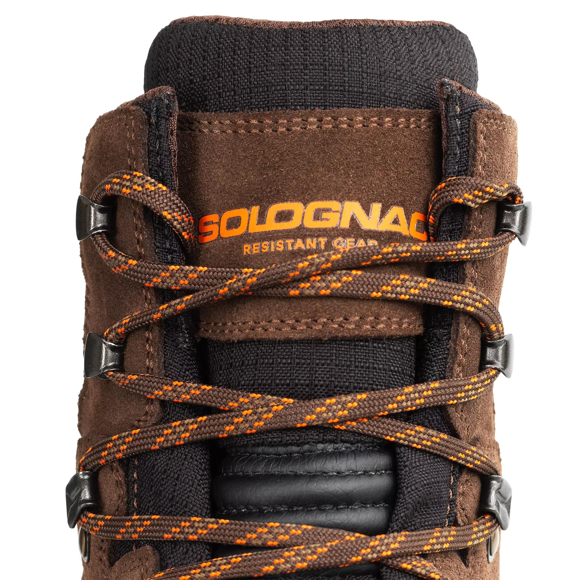 Botes Caça Solognac Crosshunt 500 Adult Marró Impermeables Resistents 15/22