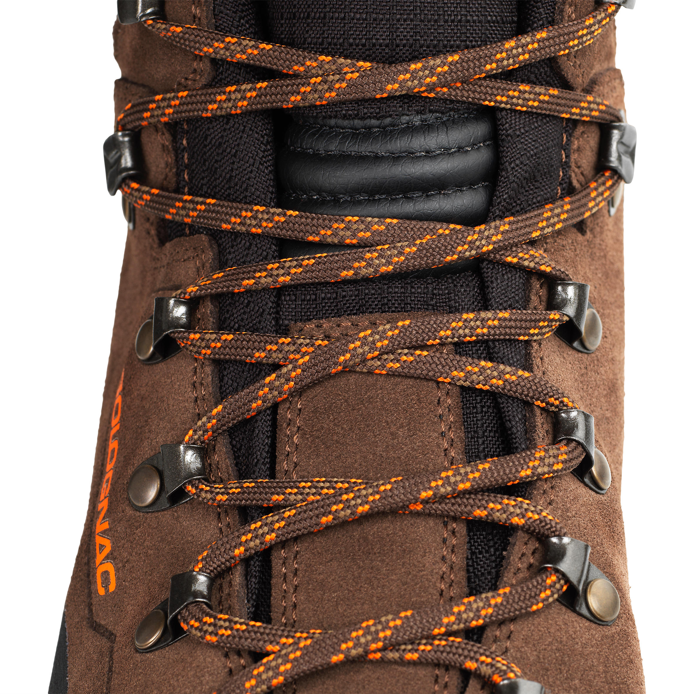 CROSSHUNT 500 WATERPROOF AND HARD-WEARING HUNTING BOOTS BROWN - SOLOGNAC