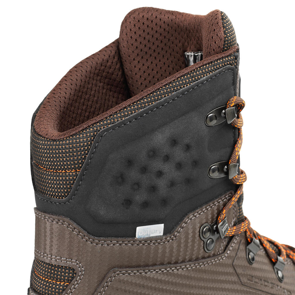 HUNTING WATERPROOF AND HARD-WEARING BOOTS CROSSHUNT 900 BROWN