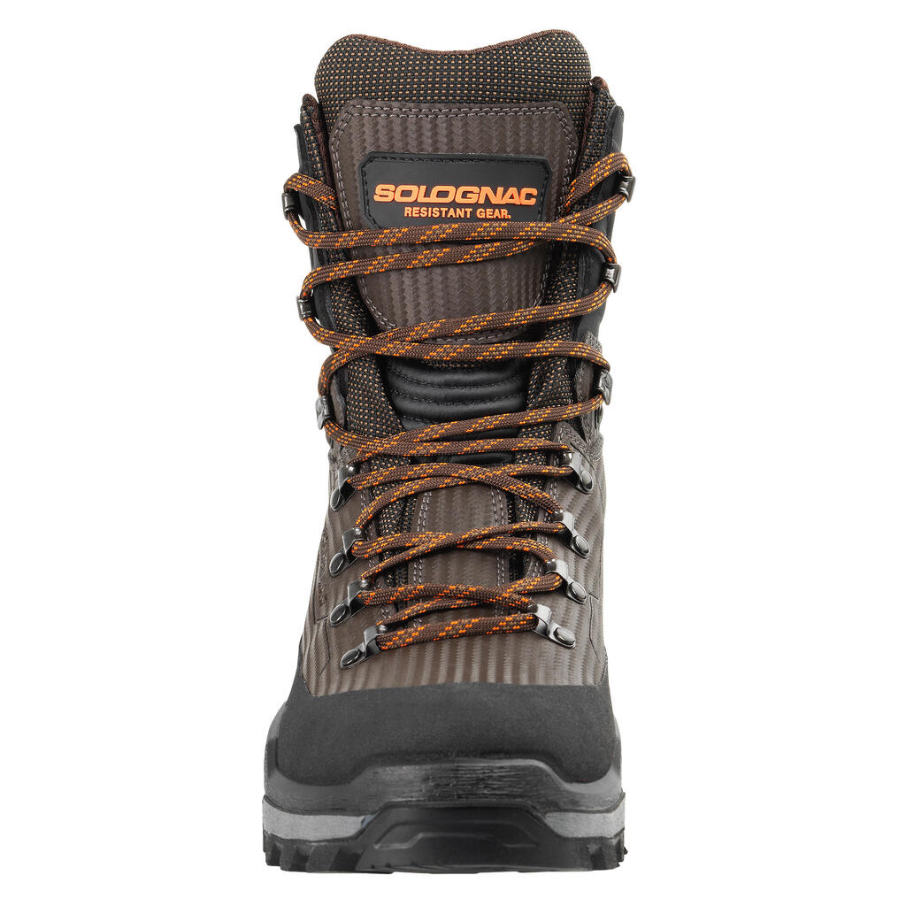 HUNTING WATERPROOF AND HARD-WEARING BOOTS CROSSHUNT 900 BROWN