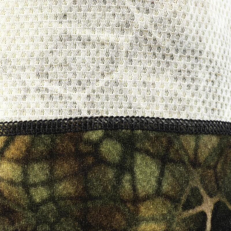Gorro Caza Solognac 900 Adulto Camuflaje Sigilo Cálido Transpirable Lana Merina