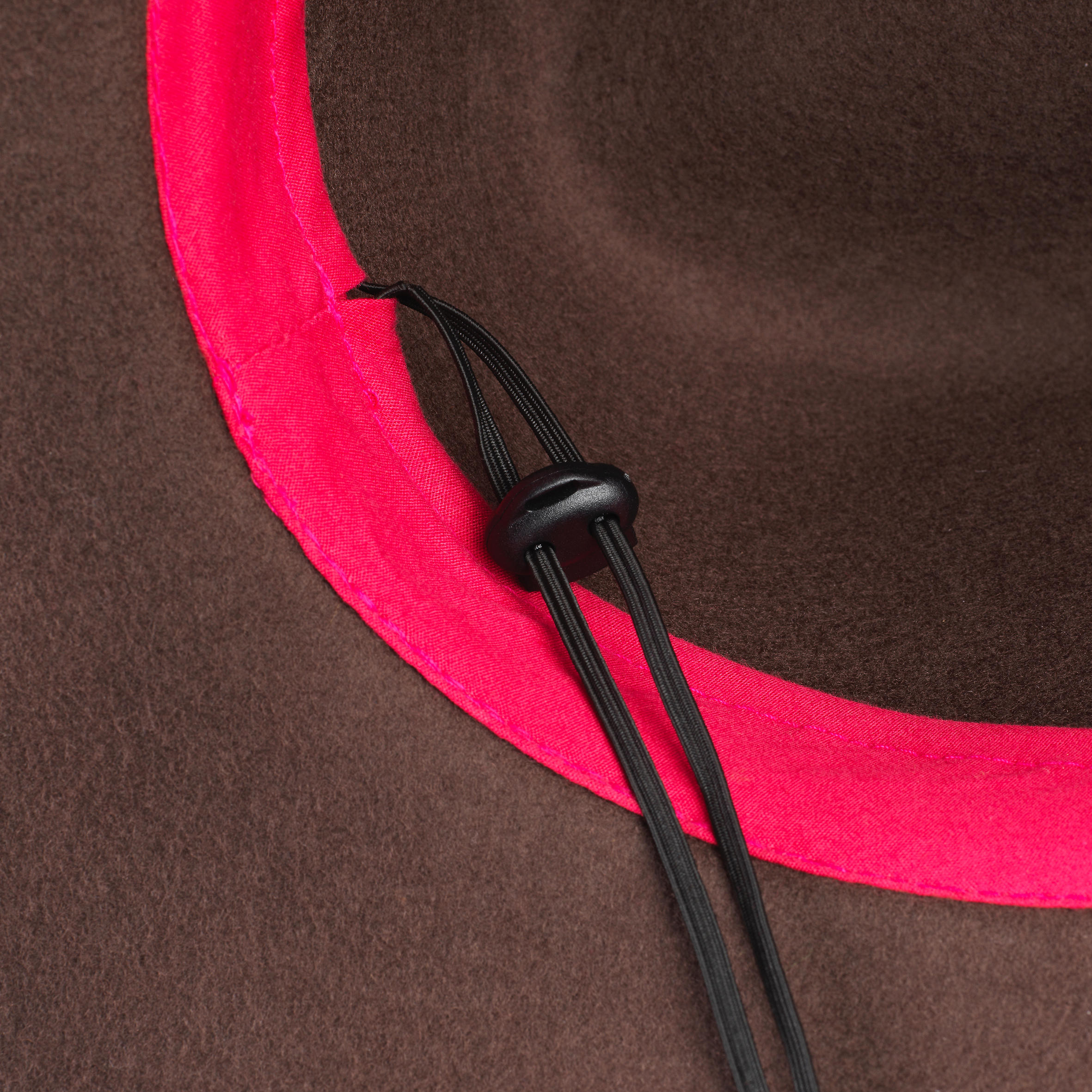 Women's Wool Felt Hunting Hat - 500 Brown - SOLOGNAC