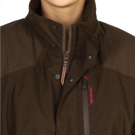 Куртка 500 жіноча для полювання, водонепроникна - Коричнева