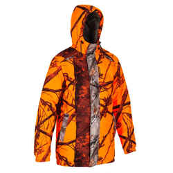 100 Warm Waterproof Jacket - Fluo Camo