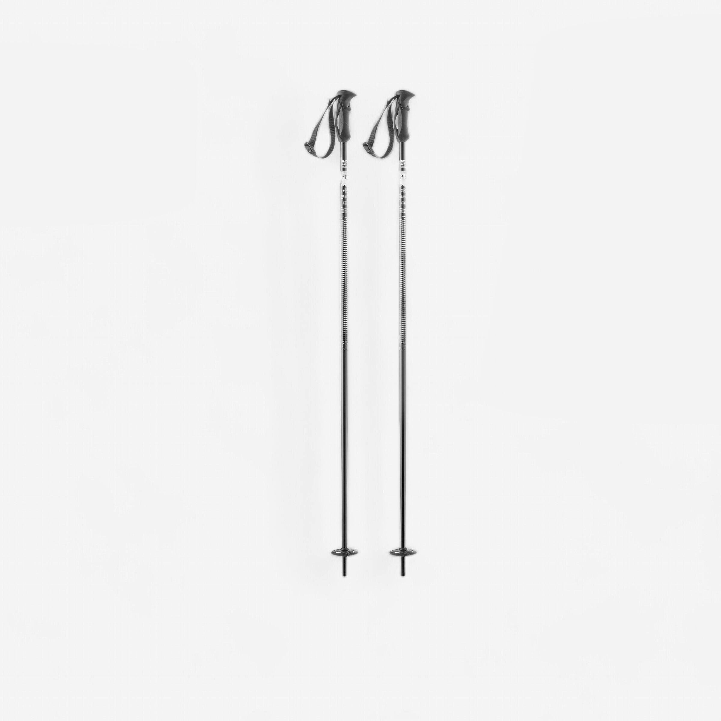 Men's Downhill Ski Poles - Black -  1