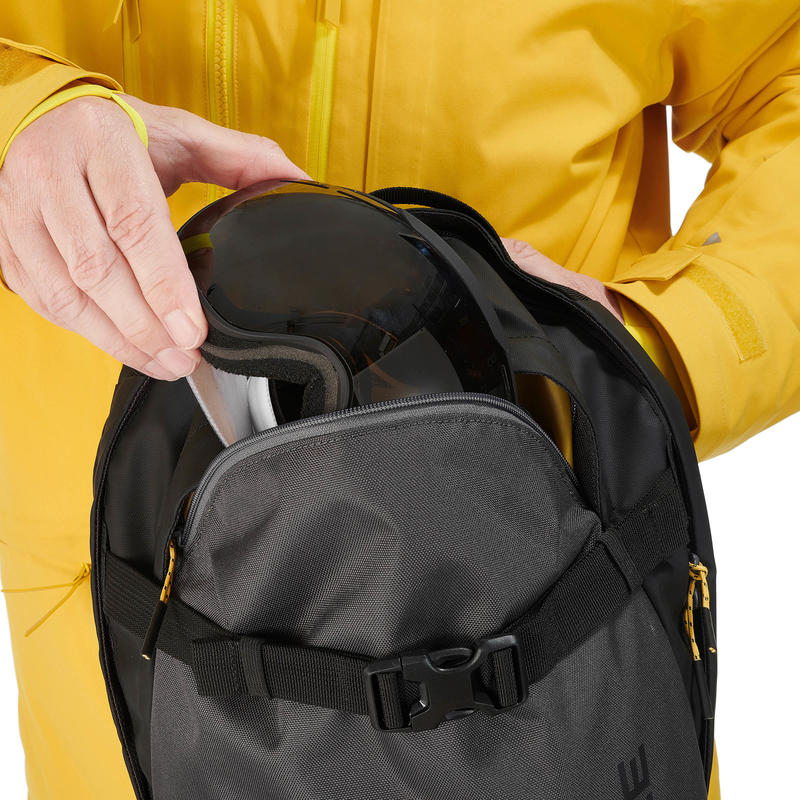 Ski Backpack Reverse One 100 15L Black Decathlon