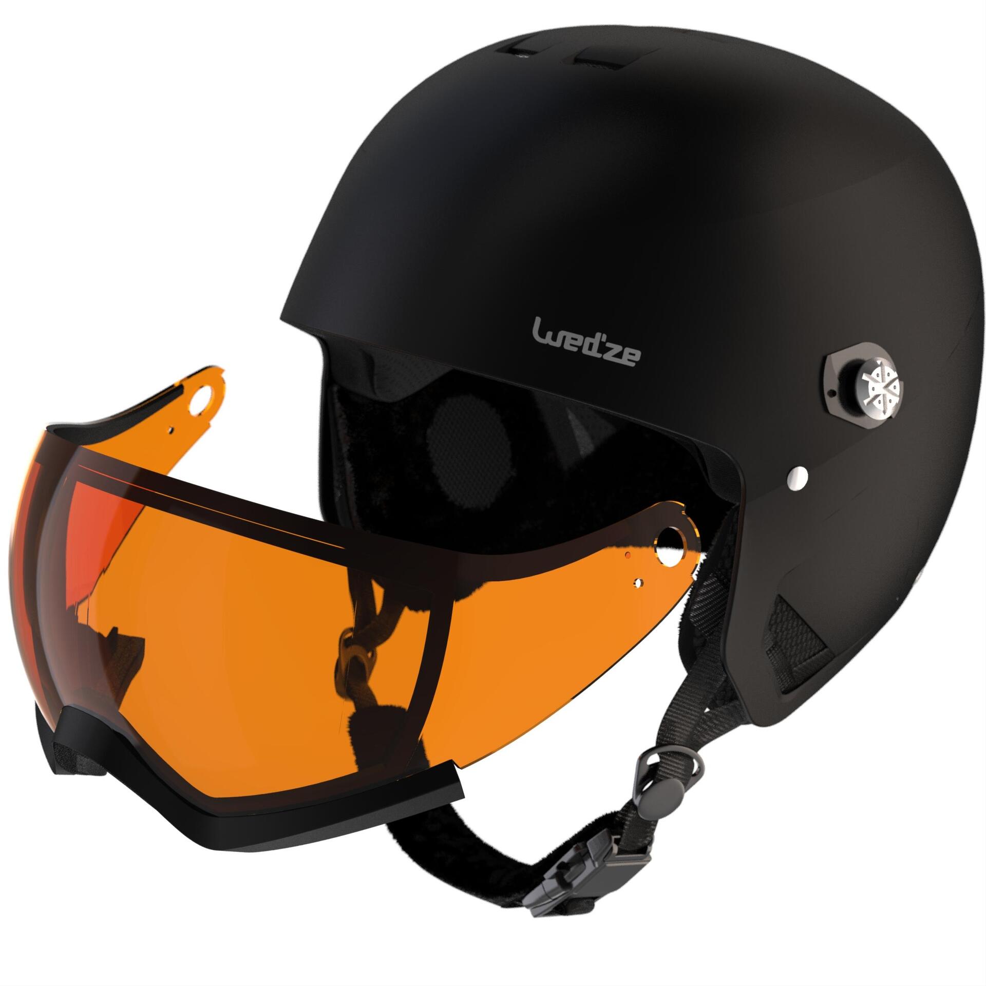 CASCO DE ESQUÍ CON VISERA WEDZE FEEL 150 ADULTO