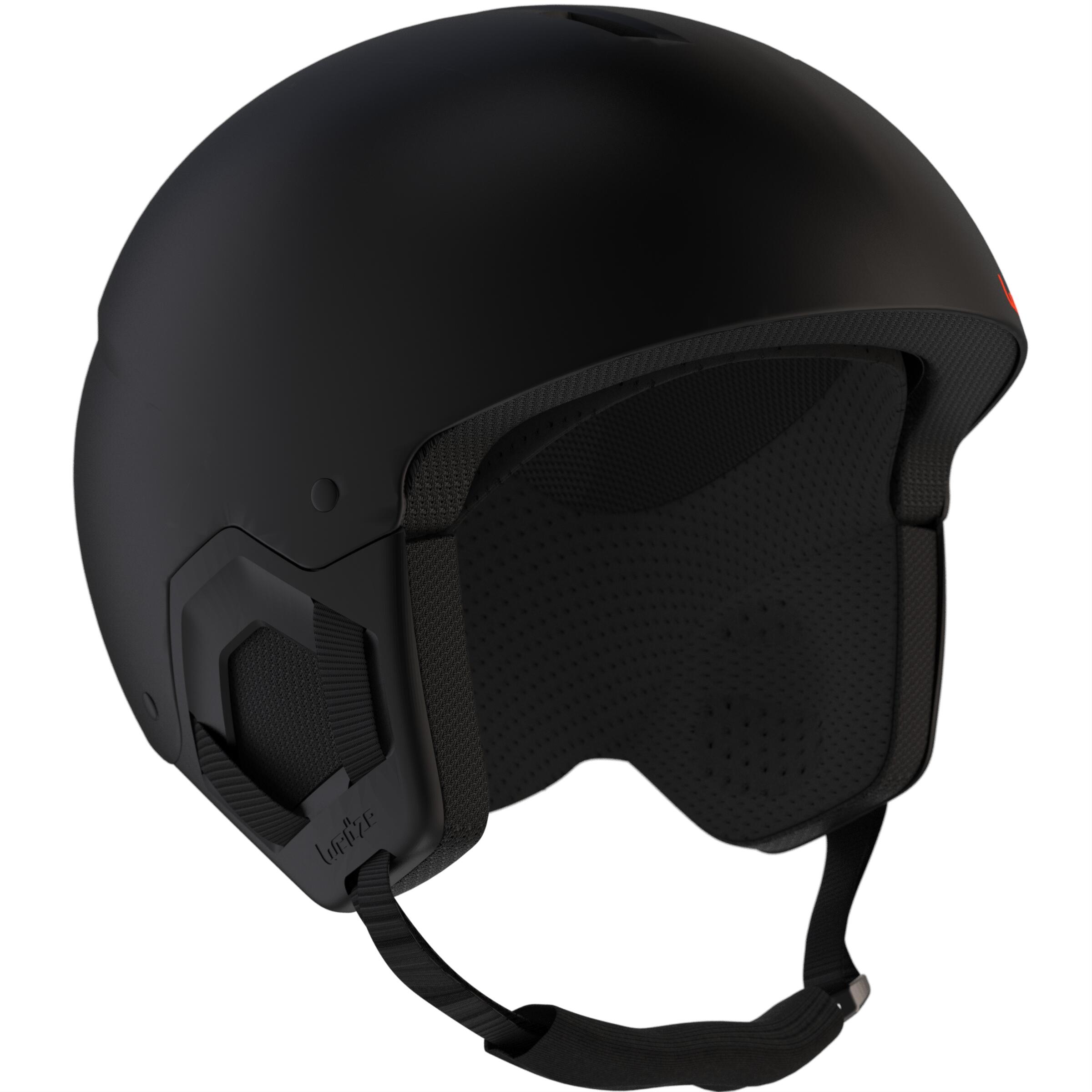 Wedze Skihelm Voor Kinderen H Kd 500 Zwart wedze kopen in de aanbieding
