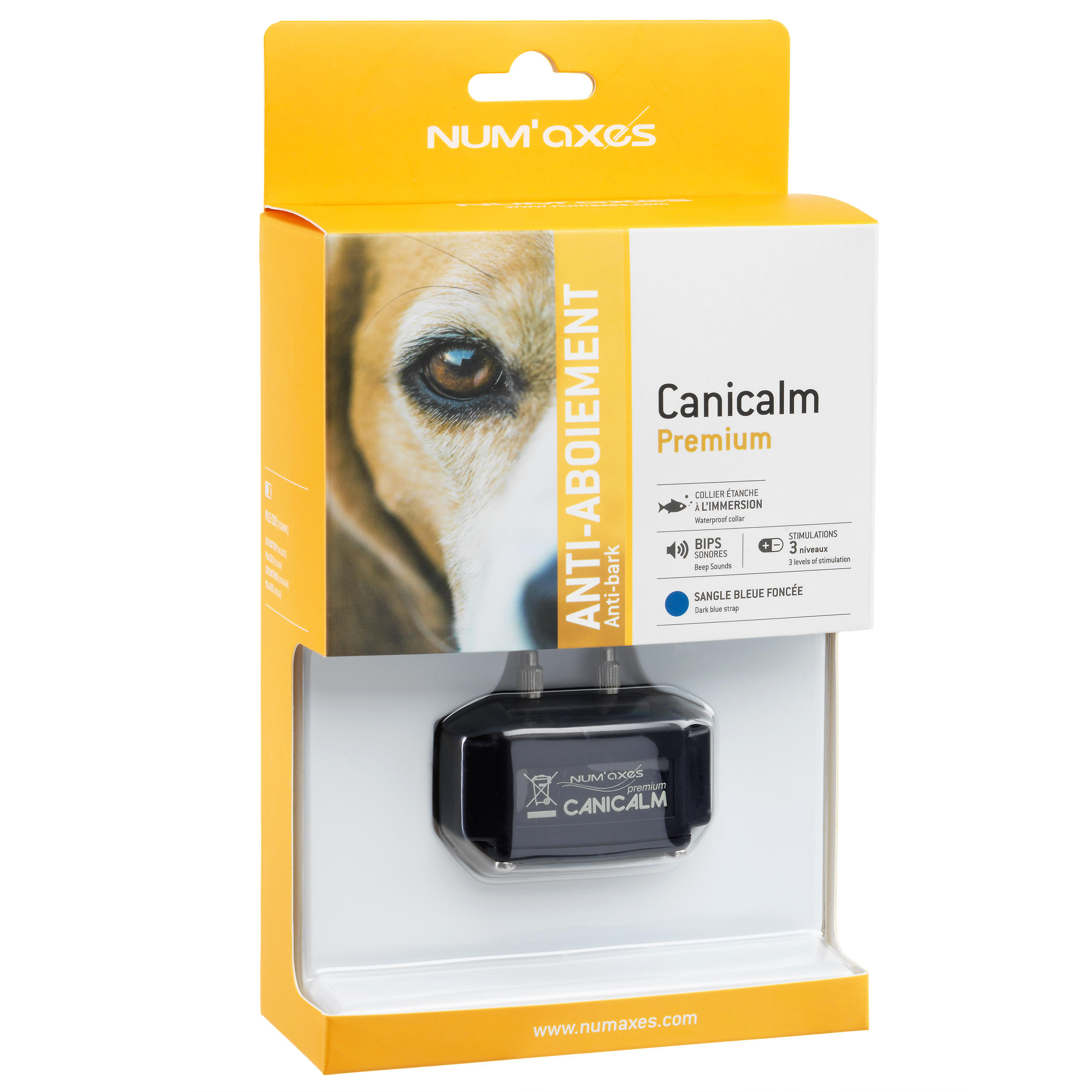 Collier anti-aboiement pour chien Num'axes Canicalm Premium 2/4