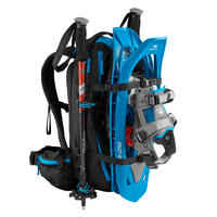 Rucksack mit Schneeschuhhalterung TSL Dragonfly 15/30 Liter schwarz/blau