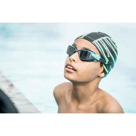 Kids' Swimming Goggles Smoked Lenses SPIRIT Green / Blue