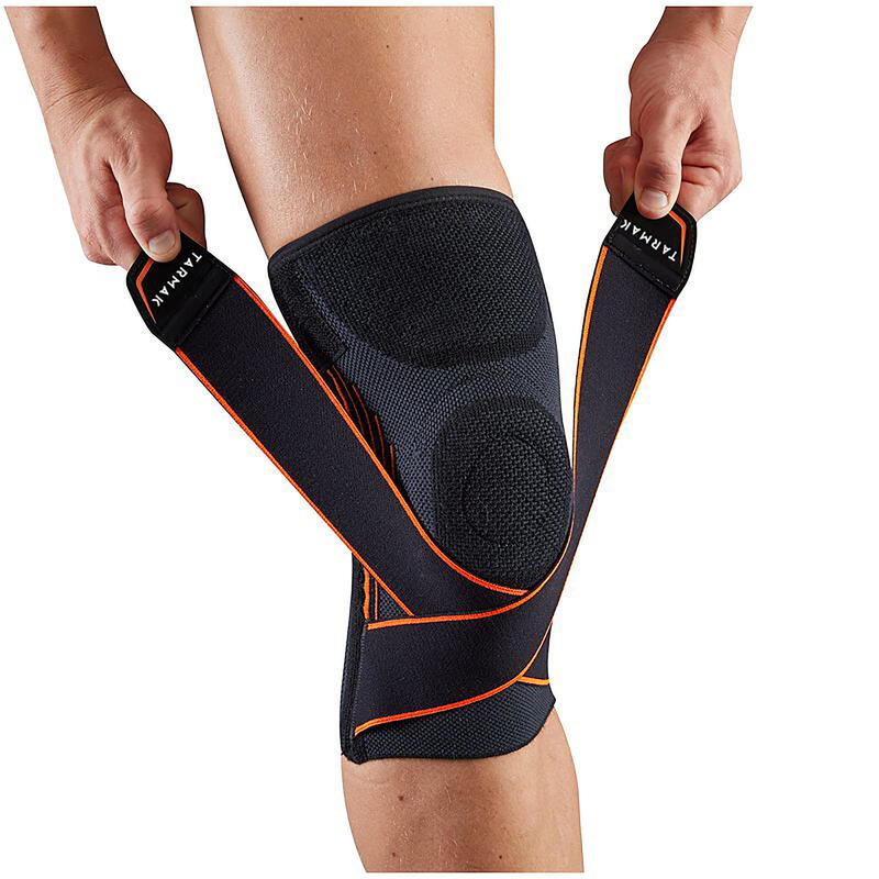 Zpevňující ortéza na koleno na levou/pravou nohu Mid 500 černá