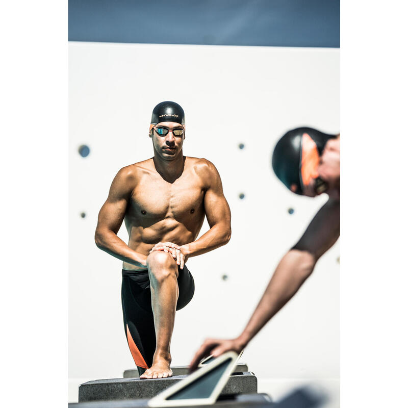 Bañador Hombre natación Jammer fastskin competición FINA Nabaiji negro