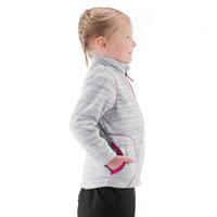 Kids' 2-6 Years Hiking Fleece MH150 - Grey