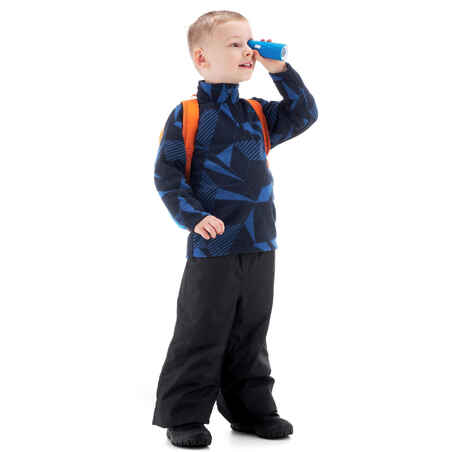 Kids’ Hiking Fleece - MH100 Aged 2-6 - Blue