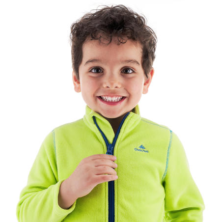 Polaire de randonnée enfant MH150 verte 2-6 ans